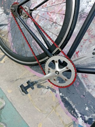 Bicicleta pepita bikes Fixie Negra talla L