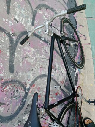 Bicicleta pepita bikes Fixie Negra talla L
