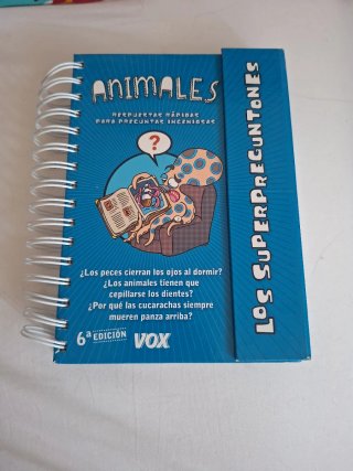 Libro Infantil tapa dura. SUPERPREGUNTONES. ANIMAL