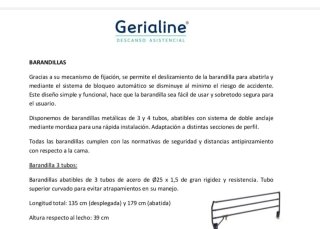 Cama Gerialine Eléctrica Metálica + colchones