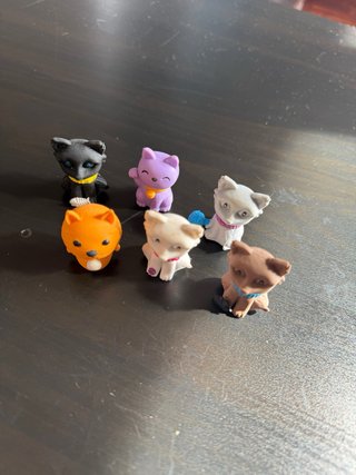 6 Gomas de Borrar Gatitos
