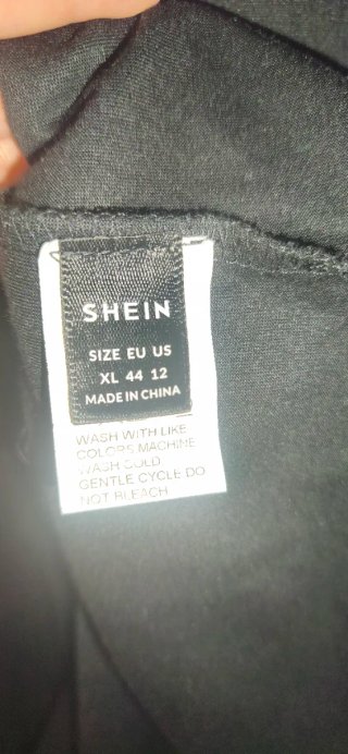 Vestido negro SHEIN Talla XL
