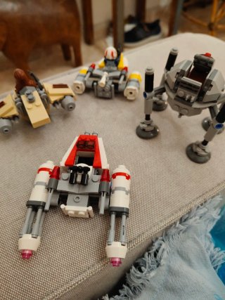 Lote Lego Star Wars Microfighters Incompleto