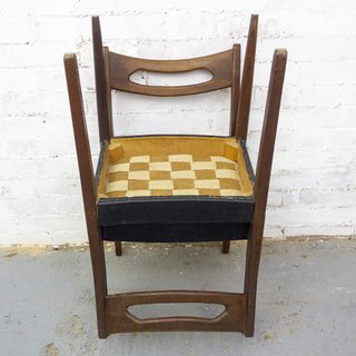 Conjunto 6 sillas Danesas años 50 de madera