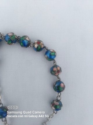 Pulsera Decenario Cloisonné Flores