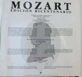 Colección Vinilos Mozart Edición Bicentenario