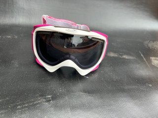 Gafas de Snowboard/Esquí Rosa y Blanca