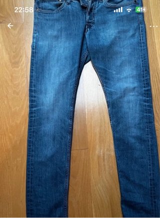 Jeans Skinny Tiro Bajo Azul W23-ES32