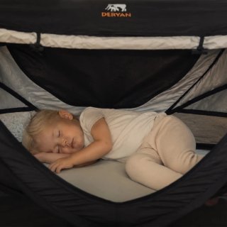 Cuna de viaje Deryan Pop Up Negra