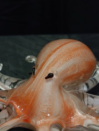 Piovra in vetro di Murano