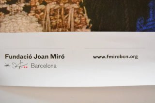 Cartel Fundació Joan Miró Japonés