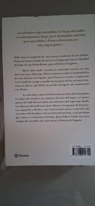 Libro la tentación del caudillo, autor Juan Eslava