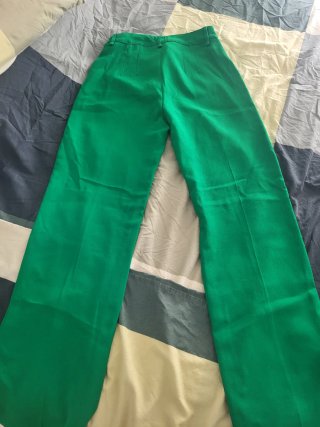 Pantalón Mango Verde Talla M