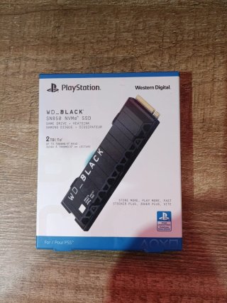 SSD WD_BLACK SN850 NVMe 2TB para PlayStation 5.