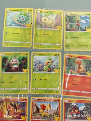 Pokémon 25 Aniversario McDonald's 2021 Inglés.