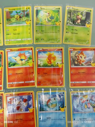 Pokémon 25 Aniversario McDonald's 2021 Inglés.