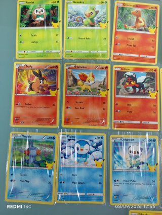 Pokémon 25 Aniversario McDonald's 2021 Inglés.