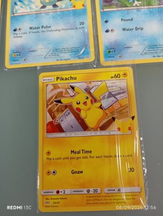 Pokémon 25 Aniversario McDonald's 2021 Inglés.