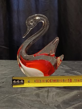 Cigno in vetro di Murano