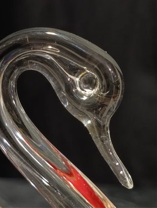 Cigno in vetro di Murano
