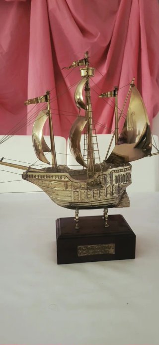 Maqueta Barco Santa María Decoración