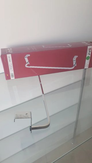 Toallero para mueble cromo