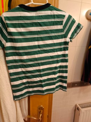 Camiseta Pepe Jeans rayas verde niño Talla 10 años
