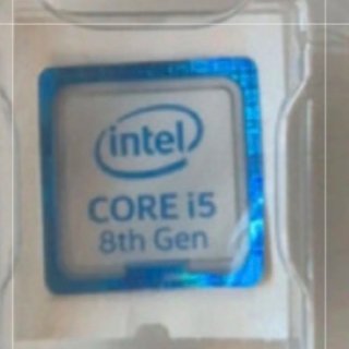 Adesivo Intel Core i5 8th Gen