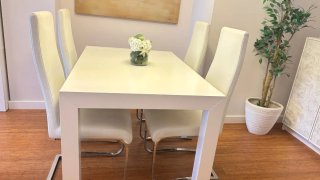 Conjunto 4 Sillas Comedor Blancas