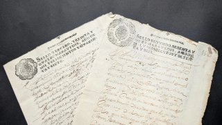 Dos manuscritos s XVII Convento Bernardas Alcalá