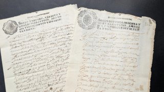 Dos manuscritos s XVII Convento Bernardas Alcalá