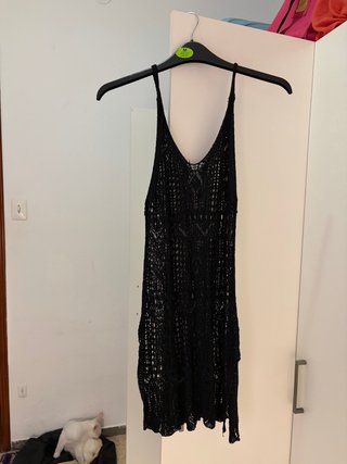 Vestido de playa negro M