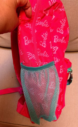 Mochila Barbie Rosa con Estampado