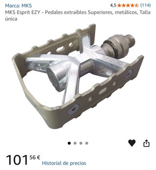 Pedales MKS extraíbles EZY Superior