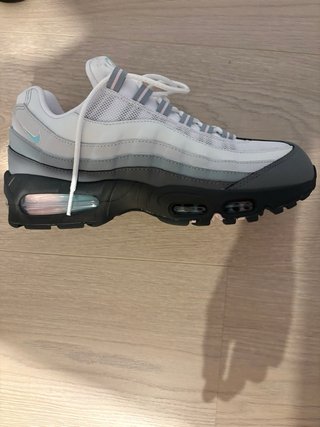 Nike Air Max 95 Big Bubble Gris Blanco