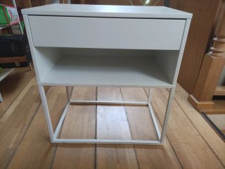 Mesita Noche Ikea Vikhammer Blanca 60cm