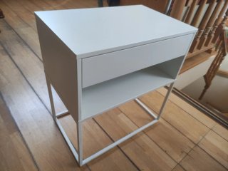 Mesita Noche Ikea Vikhammer Blanca 60cm