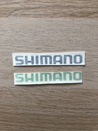 Pegatinas Shimano (2 unidades) 9x2cm