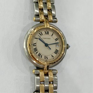 Reloj Cartier Panthere Vendome. 2 lineas de oro.