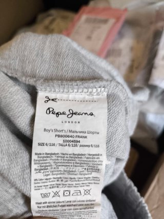 Pantalón corto niño gris Pepe Jeans talla 6 años