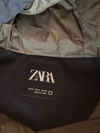 Chaqueta Negra Zara Talla M
