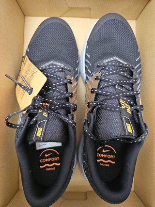 Zapatillas Nike Run Defy Vr2 Negras Naranja
