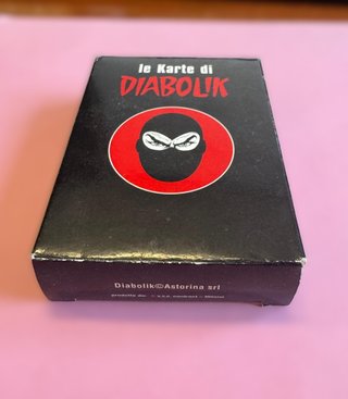 Mazzo Carte Diabolik Completo + Regali