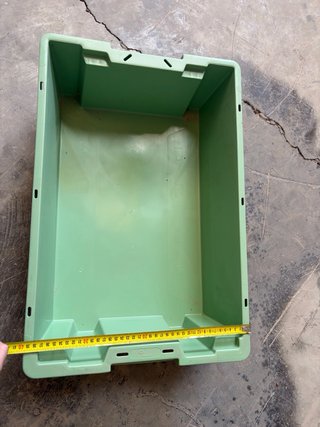 Cajas apilables verdes NUEVAS