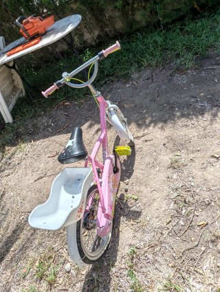 Bicicleta infantil rosa