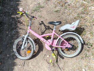 Bicicleta infantil rosa
