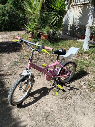 Bicicleta infantil rosa