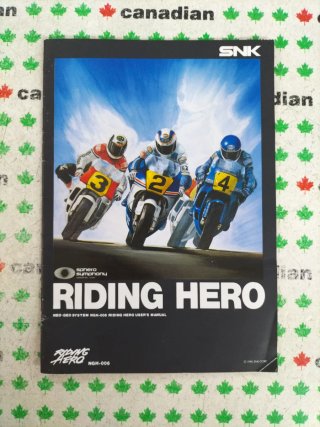 Riding Hero SNK Neo Geo Cartucho Juego