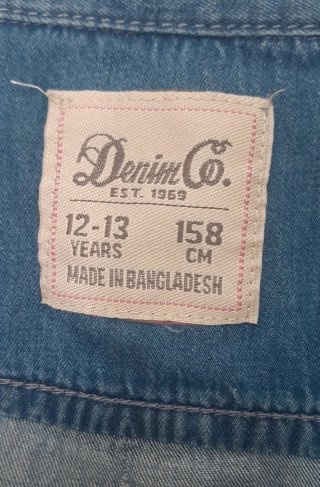 Vestido de ganga