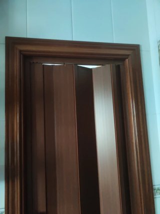 Puerta plegable tipo acordeón Ancho 60 cm